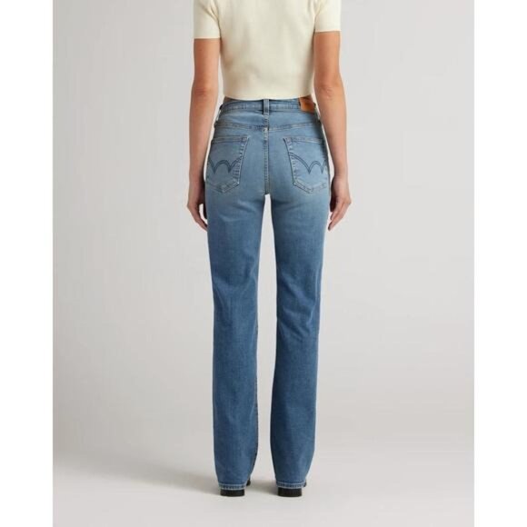 Edwin Women's Blue Boot Cut Jeans - Picture 3 of 15